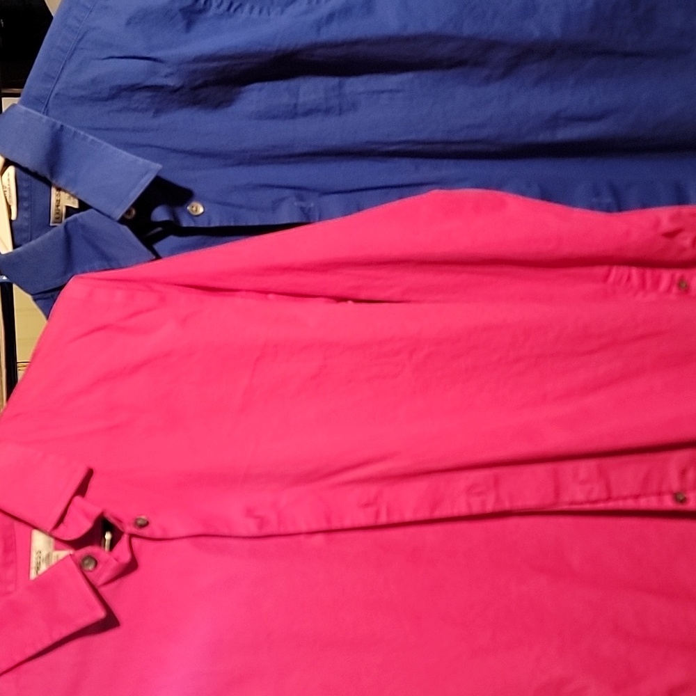 Mens size M fitted express 1MX dress shirts